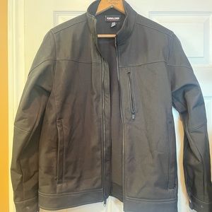 Kirkland women's Jacket water repellent black fleece lined